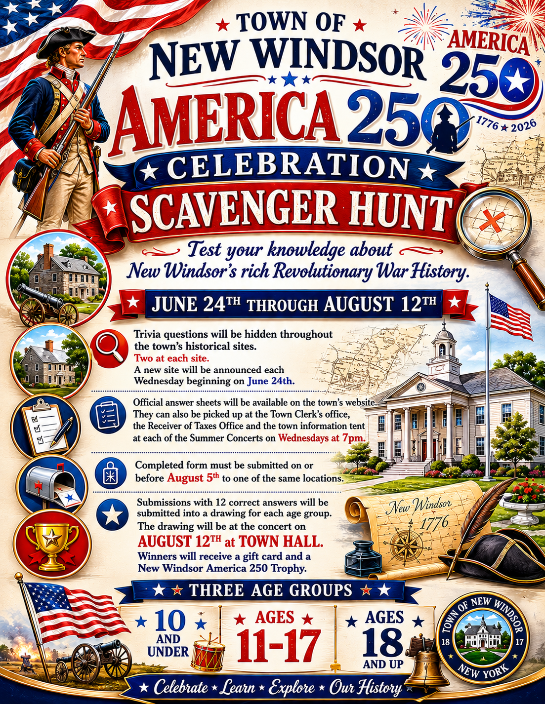 America 250 Trivia Scavenger Hunt Information